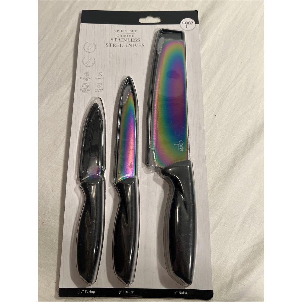 Core Chrome Stainless Steel Knives